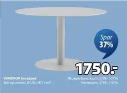 JYSK VAMDRUP havebord tilbud