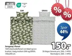 JYSK Sengetøj i flonel tilbud