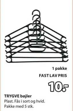 JYSK TRYGVE bøjler tilbud