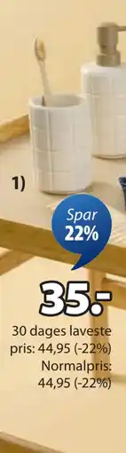 JYSK STENINGE tandbørsteholder tilbud