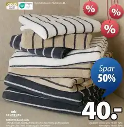 JYSK BREDBYN håndklæde tilbud