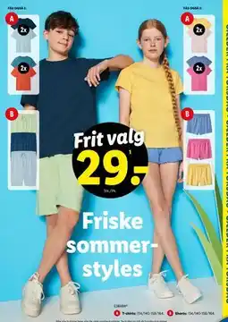 Lidl T-shirts tilbud