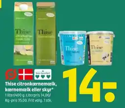 Coop 365 Thise citronkærnemælk, kærnemælk eller skyr tilbud