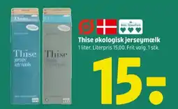 Coop 365 Thise økologisk jerseymælk tilbud