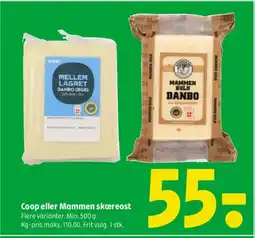 Coop 365 Coop eller Mammen skæreost tilbud