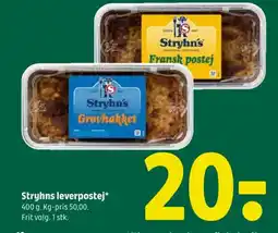 Coop 365 Stryhns leverpostej tilbud