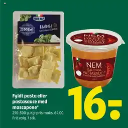 Coop 365 Fyldt pasta eller pastasauce med mascapone tilbud