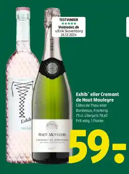 Coop 365 Exhib eller Cremant de Haut Mouleyre tilbud
