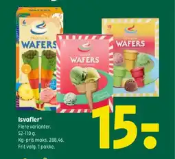 Coop 365 Isvafler tilbud