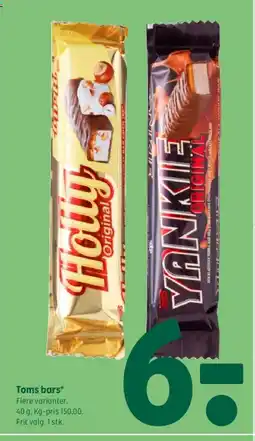 Coop 365 Toms bars tilbud