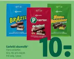 Coop 365 Carletti skumslik tilbud