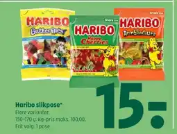 Coop 365 HARIBO slikpose tilbud