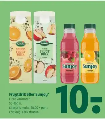 Coop 365 Frugtdrik eller Sunjoy tilbud