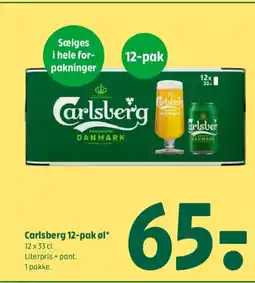 Coop 365 Carlsberg 12-pak øl tilbud