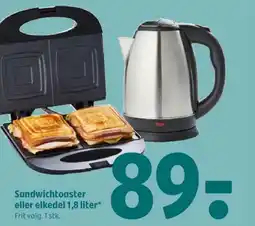 Coop 365 Sandwichtoaster eller elkedel tilbud