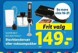 Lidl SILVERCREST KITCHEN TOOLS® Stavblendersæt eller vakuumpakker tilbud