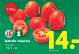 Lidl Danske tomater tilbud