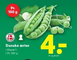 Lidl Danske ærter tilbud
