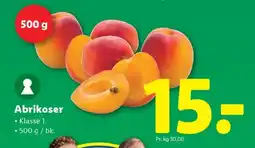 Lidl Abrikoser tilbud