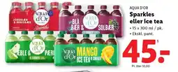 Lidl AQUA D'OR Sparkles eller ice tea tilbud