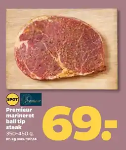 Netto Premieur marineret ball tip steak tilbud