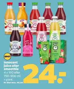 Netto INNOCENT Juice eller smoothie tilbud