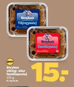 Netto STRYHNS Viking-eller familiepostej tilbud