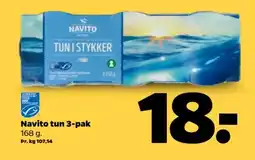 Netto NAVITO Tun 3-pak tilbud