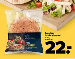 Netto Prenieur hvede pitabrød tilbud
