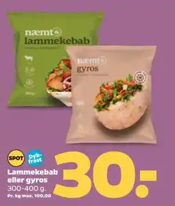 Netto Lammekebab eller gyros tilbud