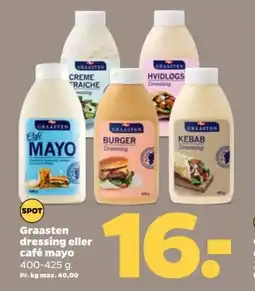 Netto GRAASTEN Dressing eller café mayo tilbud