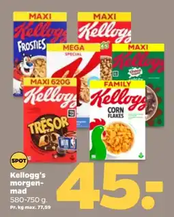 Netto KELLOGG'S Morgen-mad tilbud