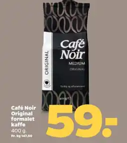 Netto CAFÉ NOIR Original formalet kaffe tilbud