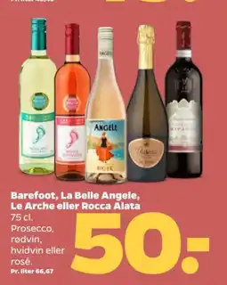 Netto Barefoot, la belle angele, le arche eller rocca alata tilbud