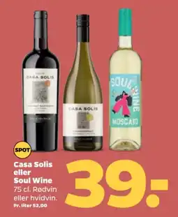 Netto Casa solis eller soul wine tilbud