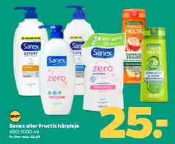 Netto Sanex eller fructis hårpleje tilbud