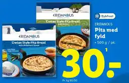 Lidl ERIDANOUS Pita med fyld tilbud