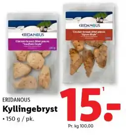 Lidl ERIDANOUS Kyllingebryst tilbud