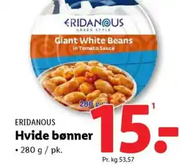 Lidl ERIDANOUS Hvide bønner tilbud
