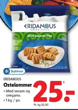 Lidl ERIDANOUS Ostelommer tilbud