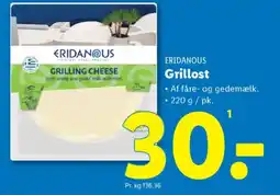 Lidl ERIDANOUS Grillost tilbud