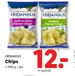 Lidl ERIDANOUS Chips tilbud