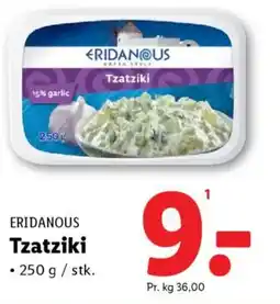 Lidl ERIDANOUS Tzatziki tilbud