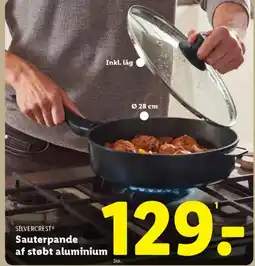 Lidl Sauterpande af støbt aluminium tilbud