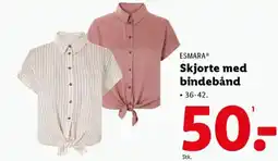 Lidl Skjorte med bindebånd tilbud