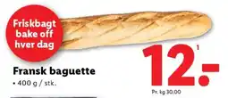 Lidl Fransk baguette tilbud