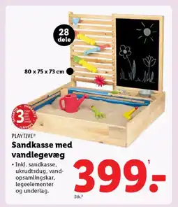 Lidl Sandkasse med vandlegevæg tilbud