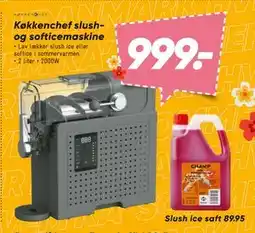 Bilka Køkkenchef slush- og softicemaskine tilbud