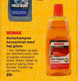 Bilka Autoshampoo koncentrat med høj glans tilbud