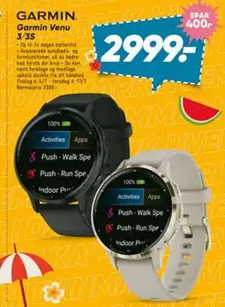 Bilka Garmin Venu 3/3S tilbud